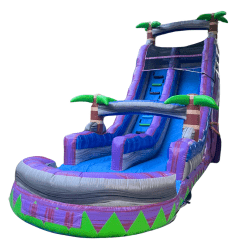 18' Island Oasis Purple Water Slide