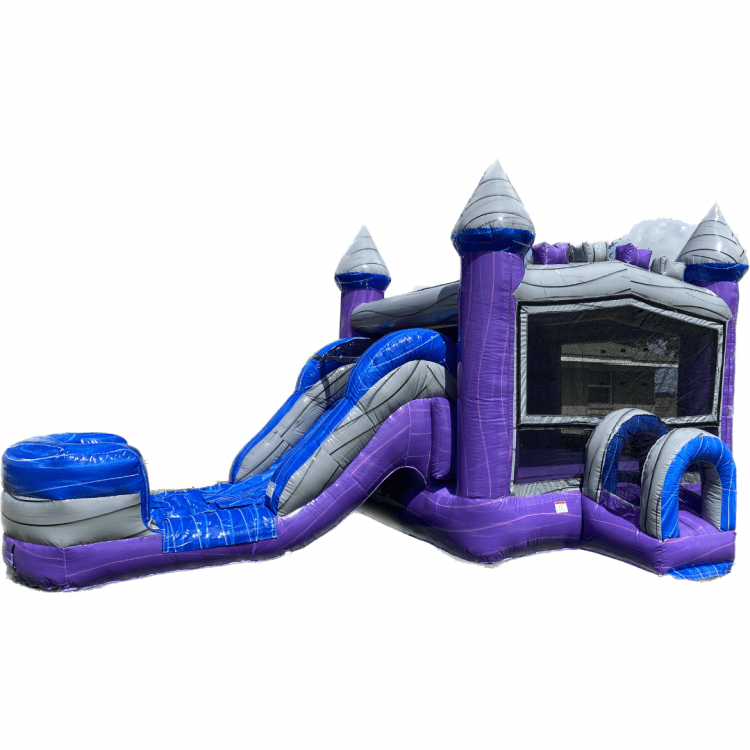 Marble Bounce House + Slide Combo (Dry)