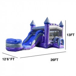 image02015 1722095265 Marble Bounce House + Slide Combo (Dry)