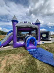 unnamed1 1726282187 Marble Bounce House + Slide Combo (Wet)