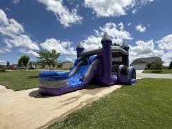 IMG 0245 1747102702 Marble Bounce House + Slide Combo (Wet)