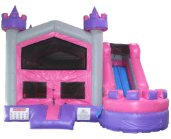 Fairytale Bounce House + Slide (Wet)